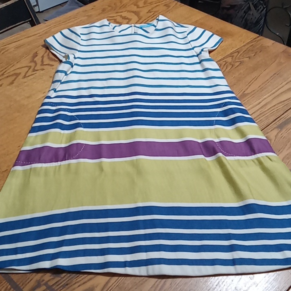 J. MCLAUGHLIN Womens SMALL STRIPED Dress Print  Used Preowned Summer Work Chic